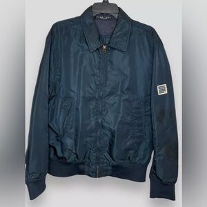 Hugo Boss Orange Men’s Dark Blue Bomber Pilot Blouson Jacket, Size 42R